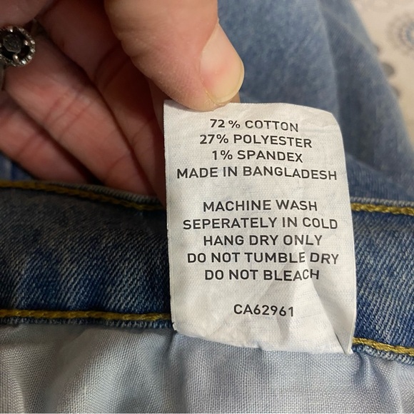 Gold-Wiel Men’s 34/30 Lightwash Button-Fly Skinny Jeans - Picture 8 of 8